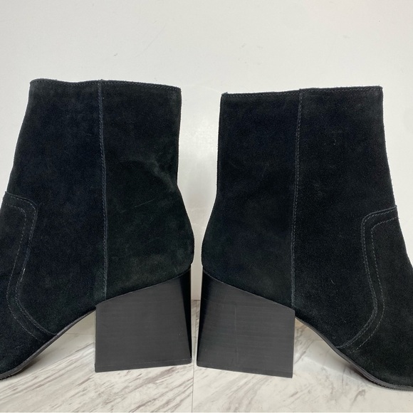 New! Blondo Salome Black Suede Bootie 11M - Picture 8 of 14